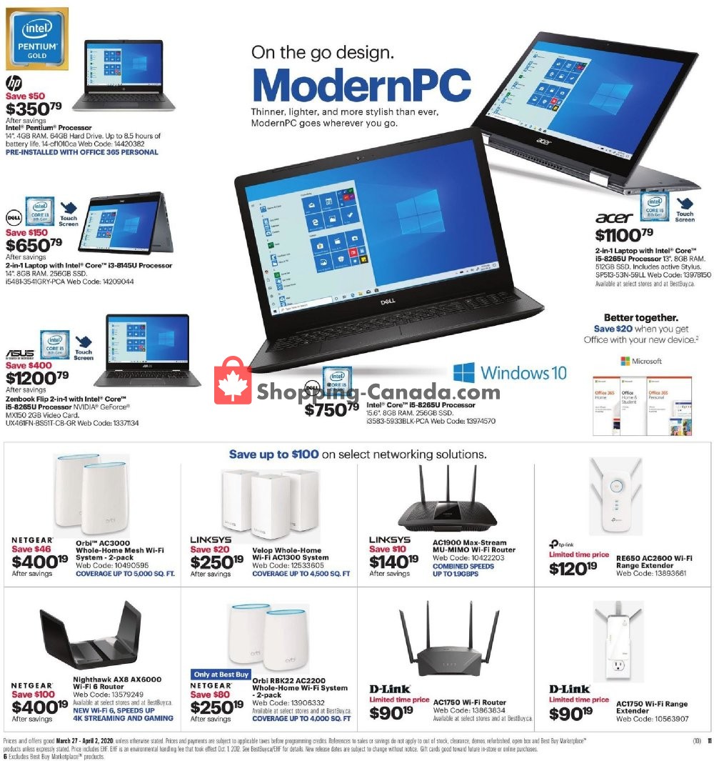 Best Buy flyer from Friday March 27, 2020 to Thursday April 2, 2020 - page 15
