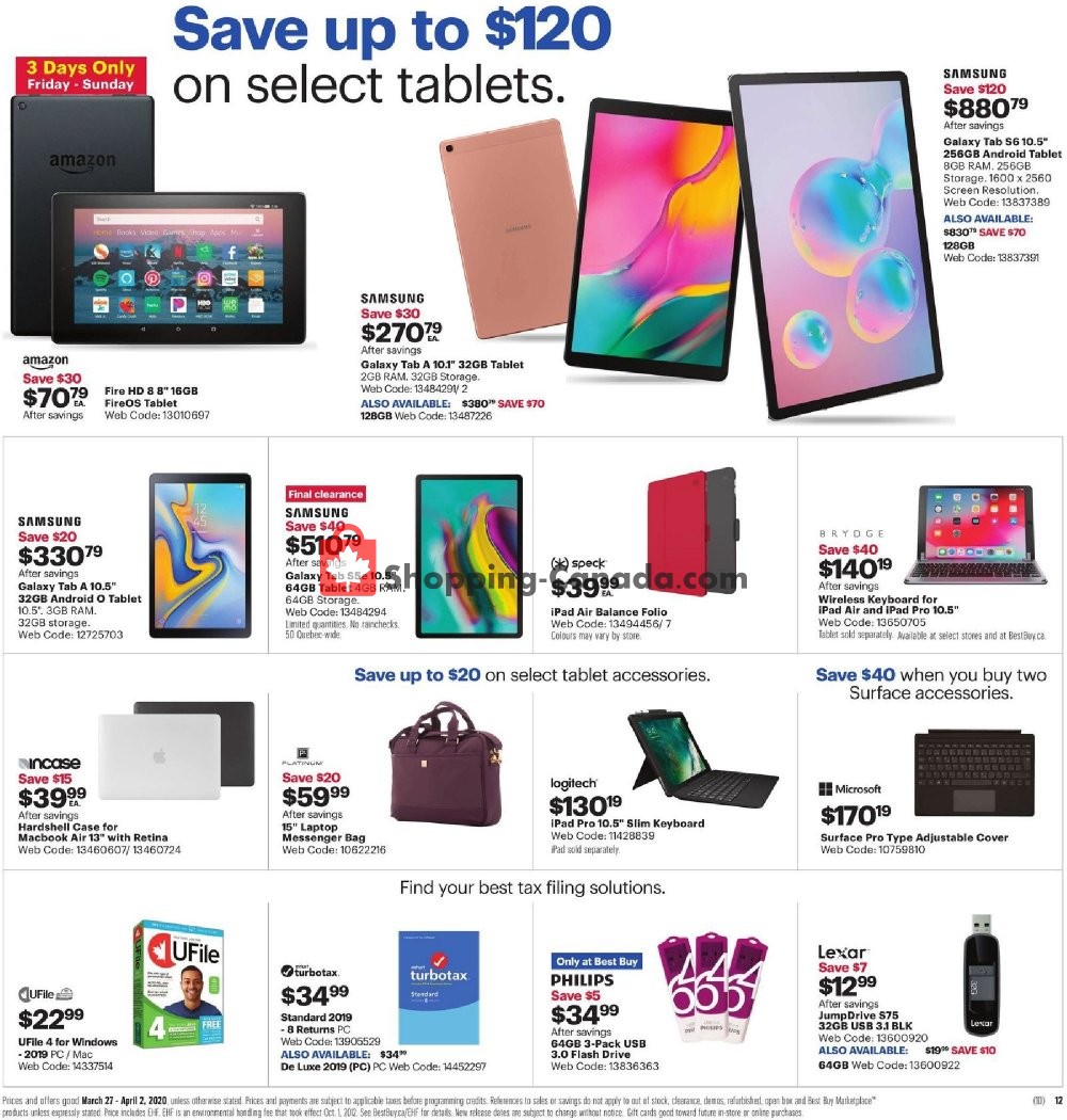 Best Buy flyer from Friday March 27, 2020 to Thursday April 2, 2020 - page 17