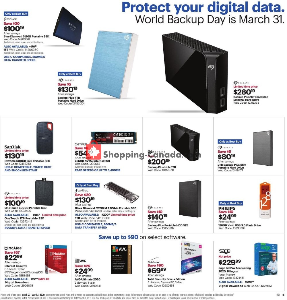 Best Buy flyer from Friday March 27, 2020 to Thursday April 2, 2020 - page 22