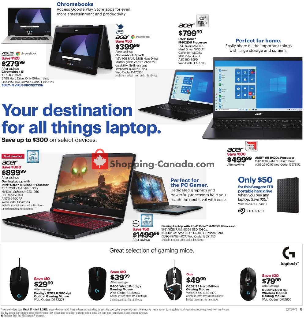 Best Buy flyer from Friday March 27, 2020 to Thursday April 2, 2020 - page 14