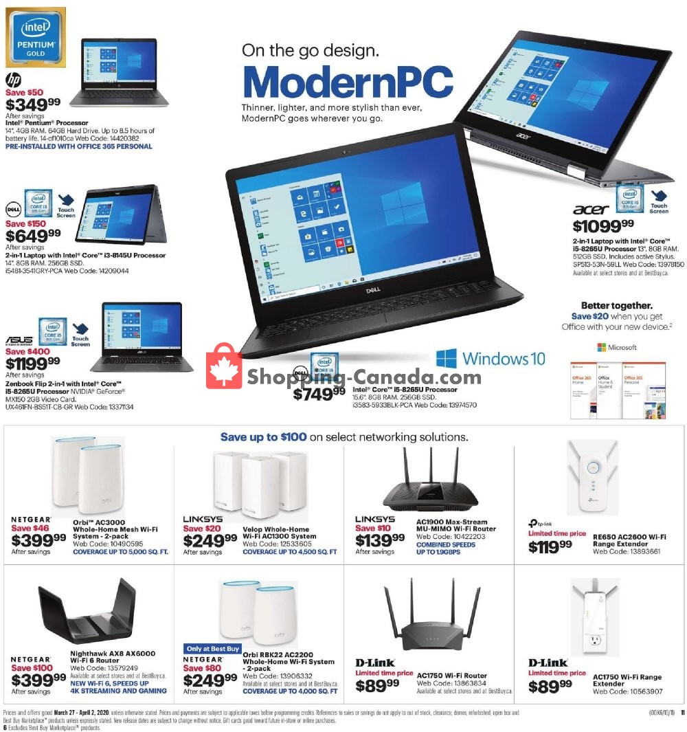 Best Buy flyer from Friday March 27, 2020 to Thursday April 2, 2020 - page 15