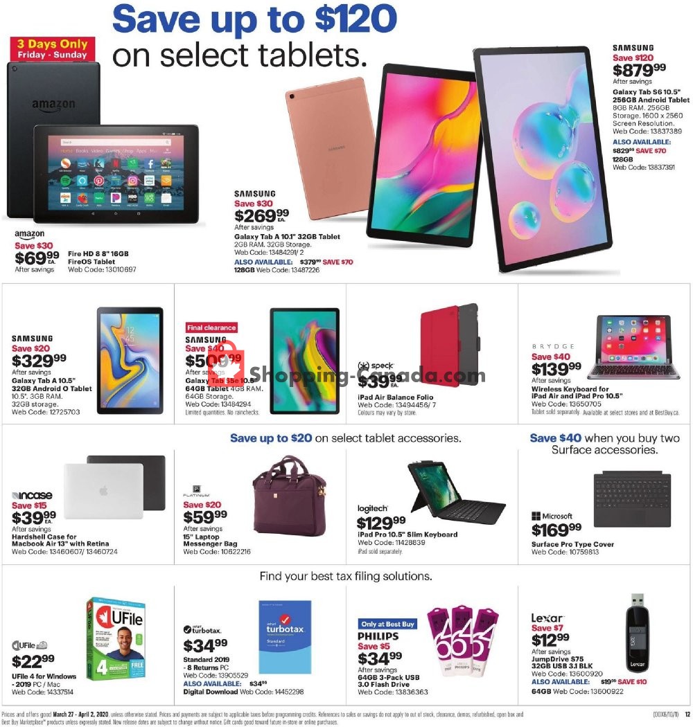 Best Buy flyer from Friday March 27, 2020 to Thursday April 2, 2020 - page 17