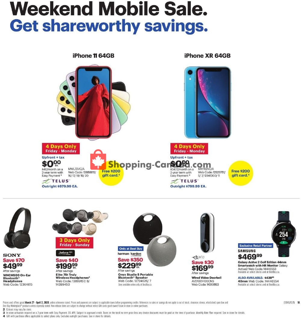 Best Buy flyer from Friday March 27, 2020 to Thursday April 2, 2020 - page 2