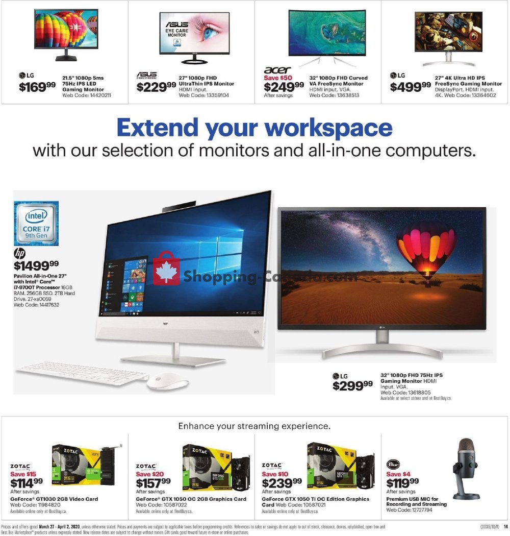 Best Buy flyer from Friday March 27, 2020 to Thursday April 2, 2020 - page 20