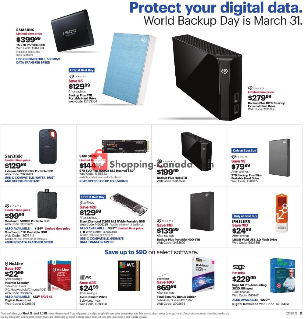 Best Buy flyer from Friday March 27, 2020 to Thursday April 2, 2020 - page 22