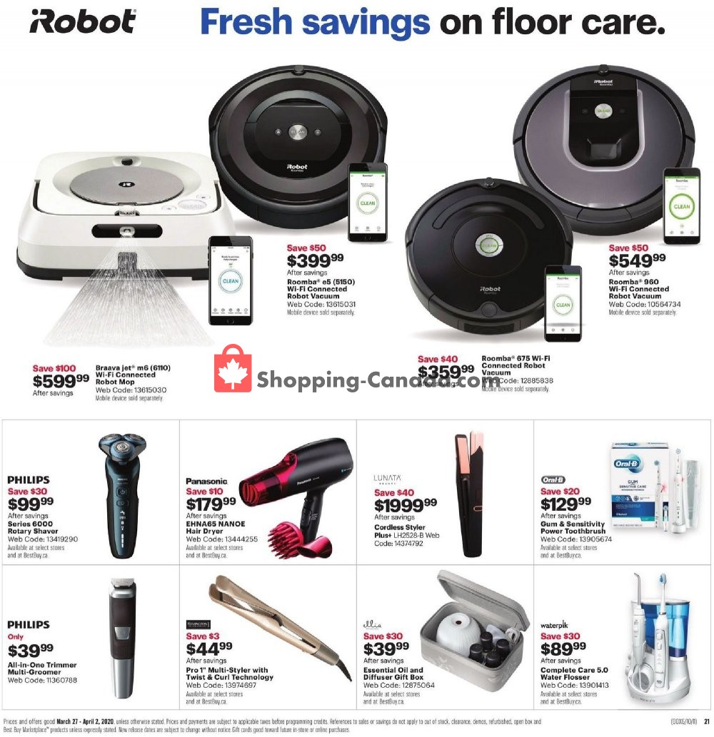 Best Buy flyer from Friday March 27, 2020 to Thursday April 2, 2020 - page 30