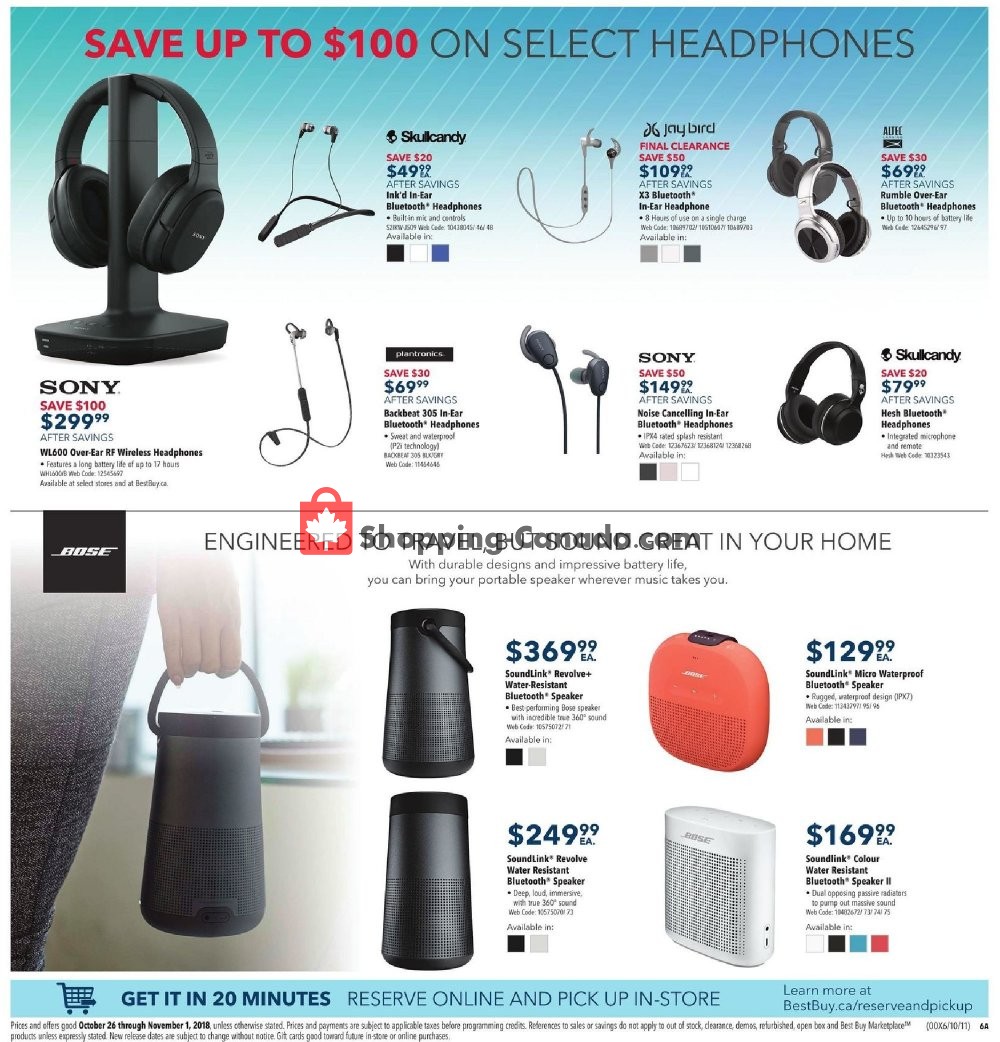Best Buy flyer from Friday October 26, 2018 to Thursday November 1, 2018 - page 14