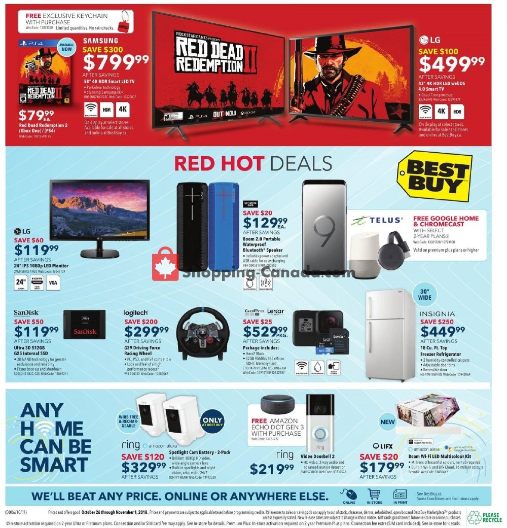 Best Buy flyer from Friday October 26, 2018 to Thursday November 1, 2018 - page 2