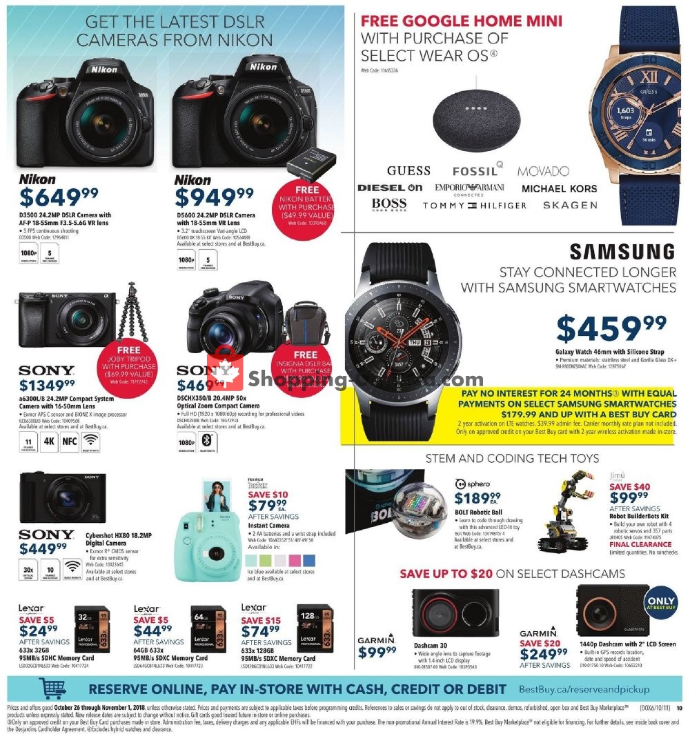 Best Buy flyer from Friday October 26, 2018 to Thursday November 1, 2018 - page 24