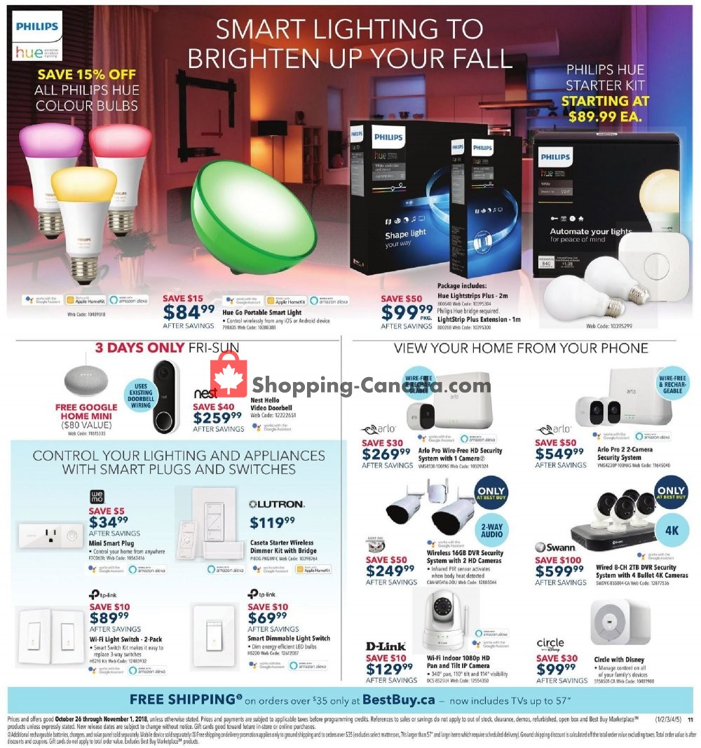 Best Buy flyer from Friday October 26, 2018 to Thursday November 1, 2018 - page 28