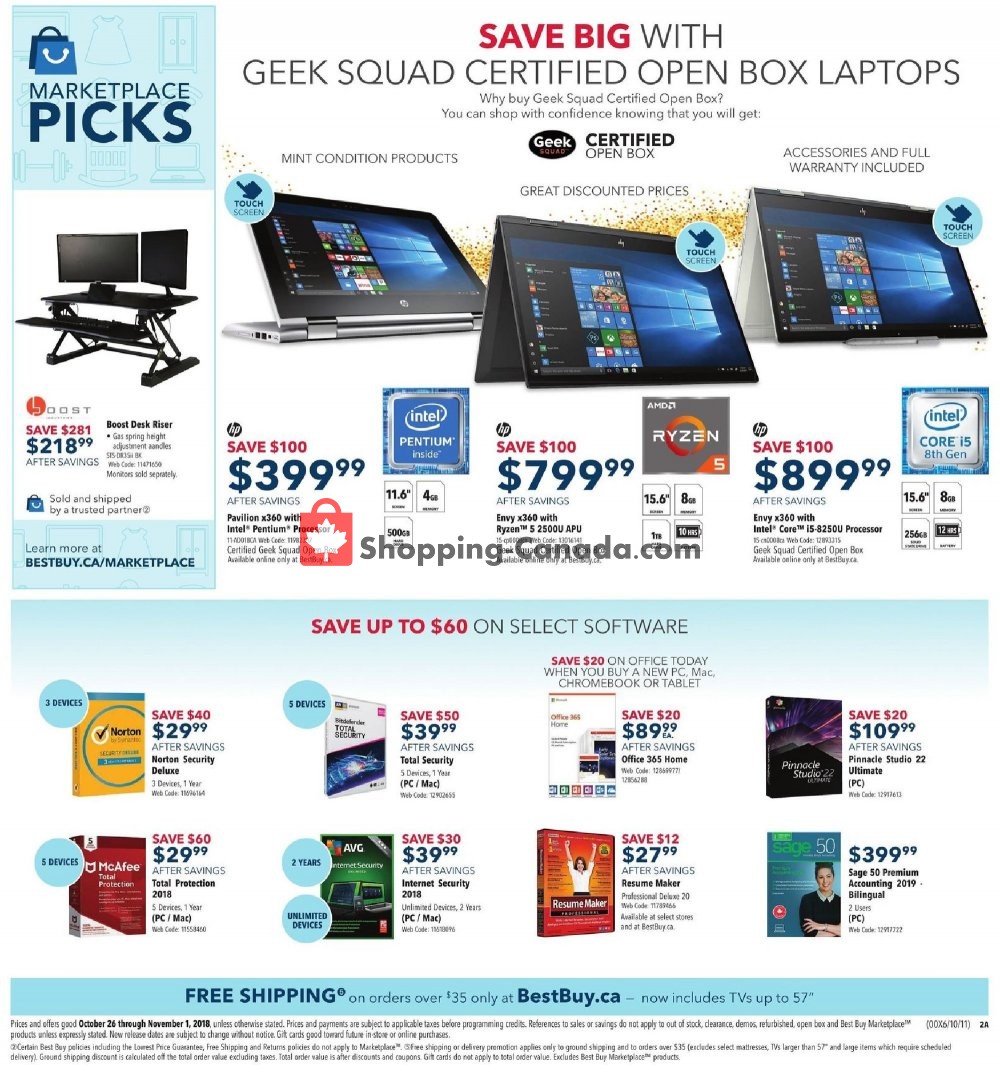 Best Buy flyer from Friday October 26, 2018 to Thursday November 1, 2018 - page 4
