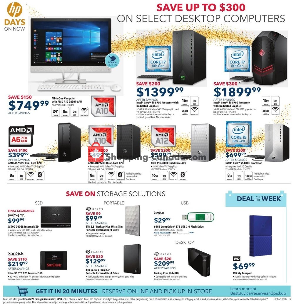 Best Buy flyer from Friday October 26, 2018 to Thursday November 1, 2018 - page 6