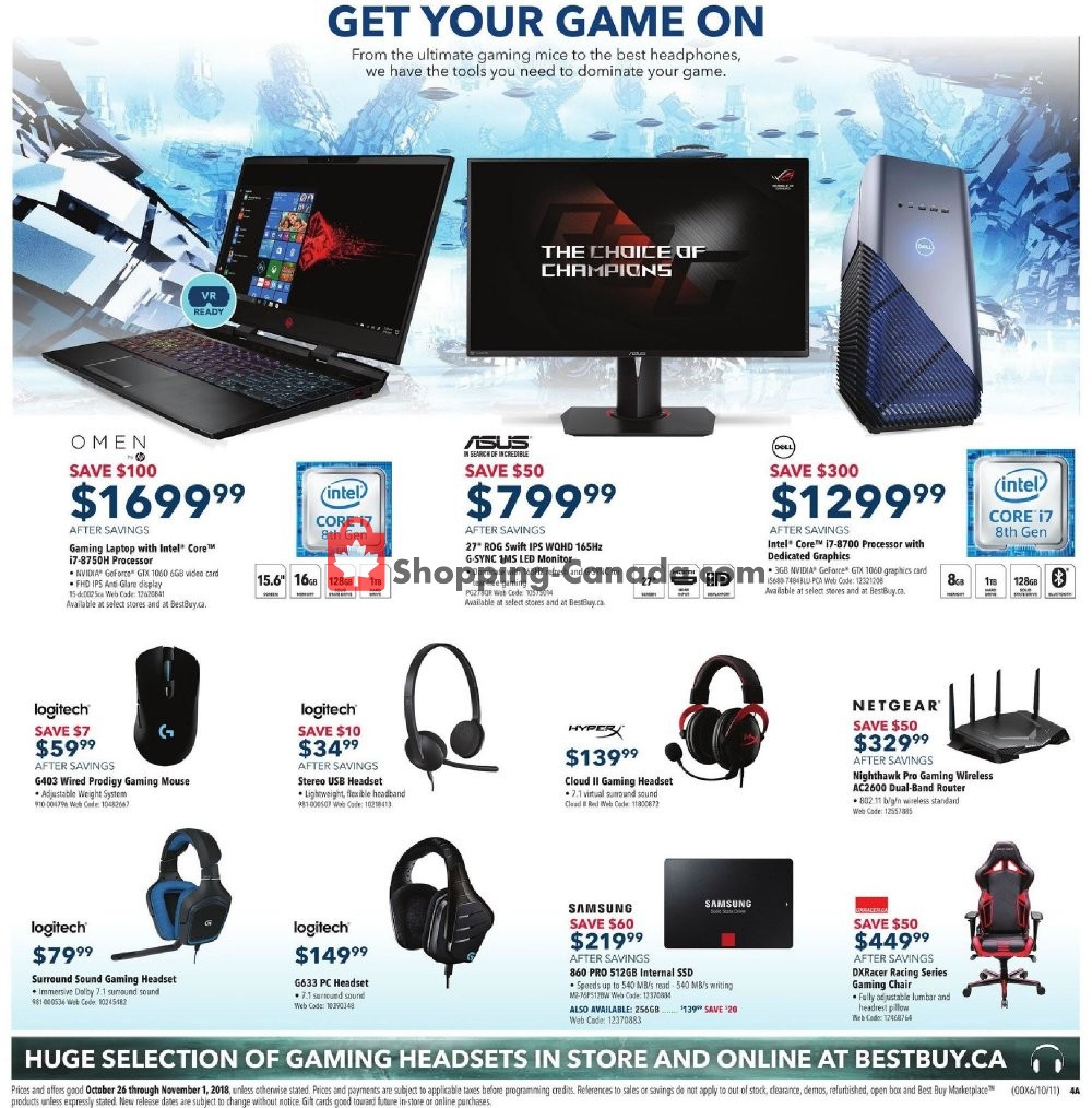 Best Buy flyer from Friday October 26, 2018 to Thursday November 1, 2018 - page 9