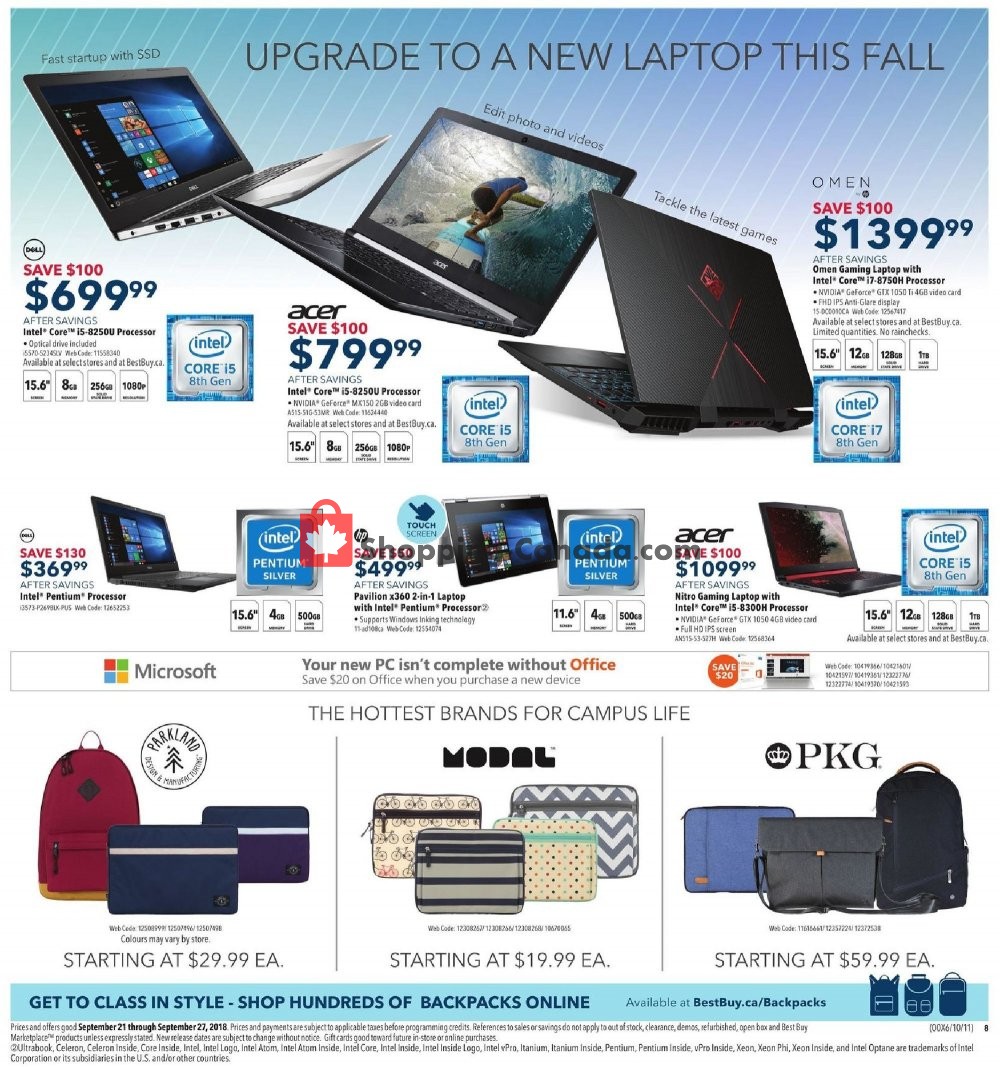 Best Buy flyer from Friday September 21, 2018 to Thursday September 27, 2018 - page 13