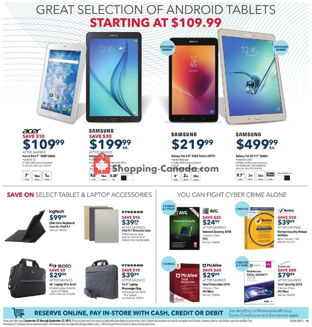 Best Buy flyer from Friday September 21, 2018 to Thursday September 27, 2018 - page 17