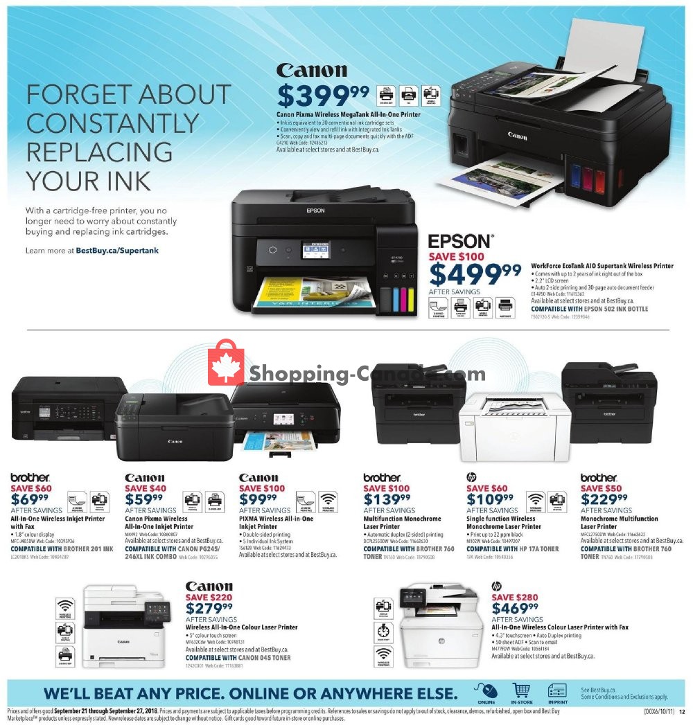 Best Buy flyer from Friday September 21, 2018 to Thursday September 27, 2018 - page 20