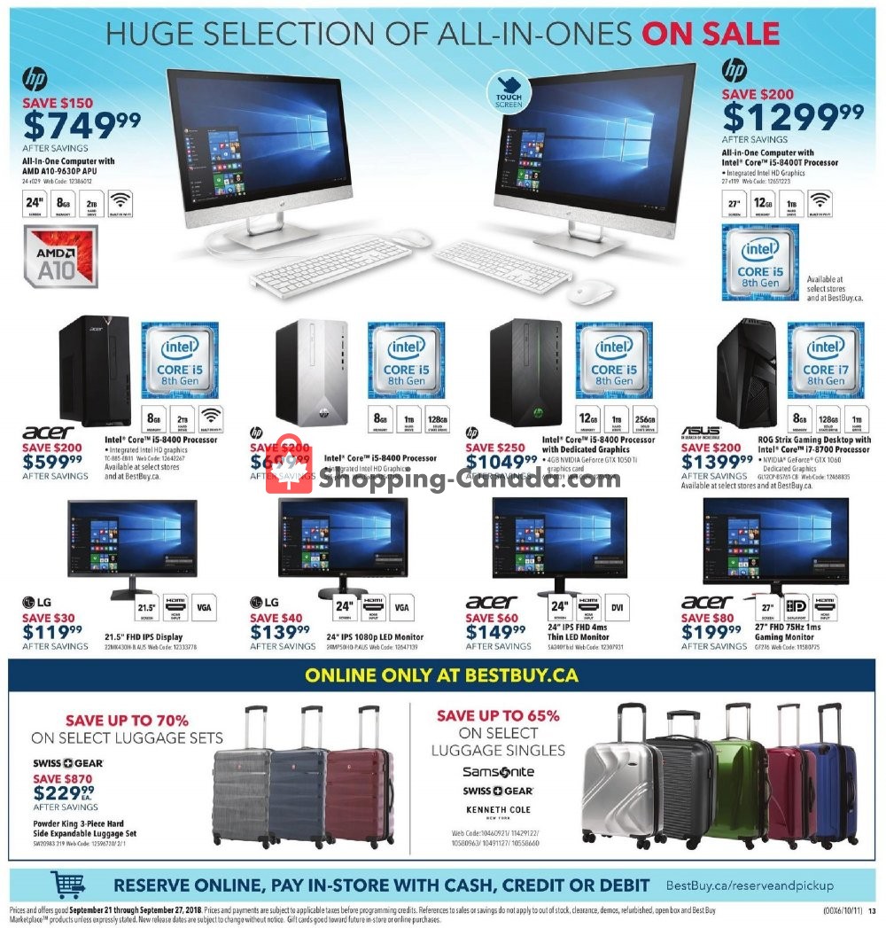 Best Buy flyer from Friday September 21, 2018 to Thursday September 27, 2018 - page 23