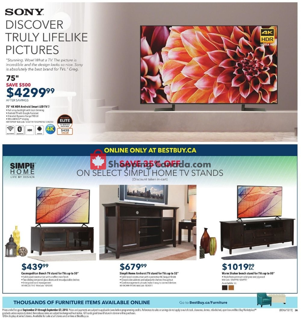 Best Buy flyer from Friday September 21, 2018 to Thursday September 27, 2018 - page 7