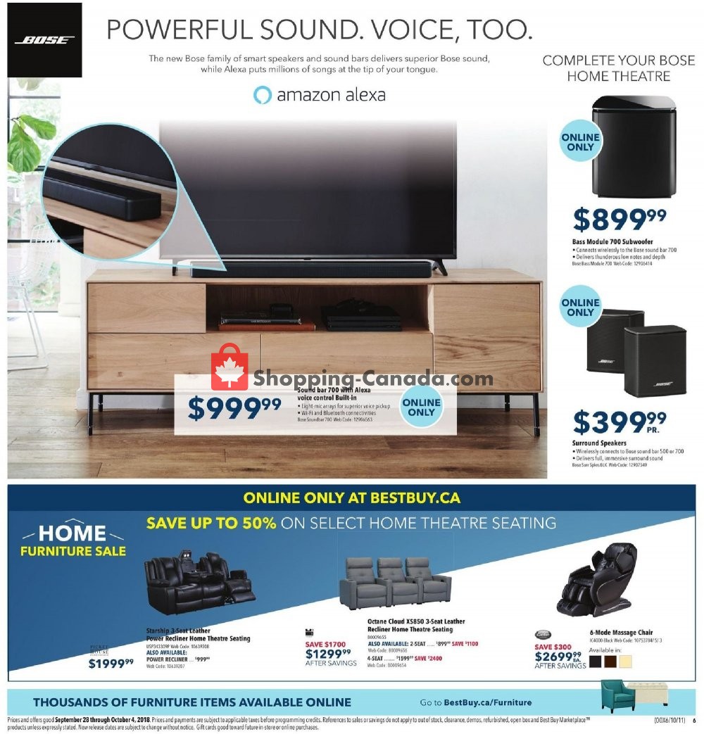 Best Buy flyer from Friday September 28, 2018 to Thursday October 4, 2018 - page 10
