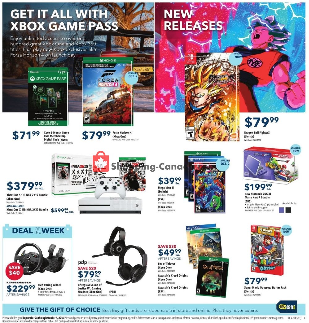 Best Buy flyer from Friday September 28, 2018 to Thursday October 4, 2018 - page 11
