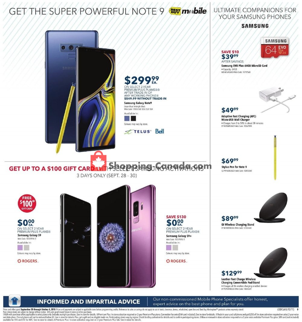 Best Buy flyer from Friday September 28, 2018 to Thursday October 4, 2018 - page 13