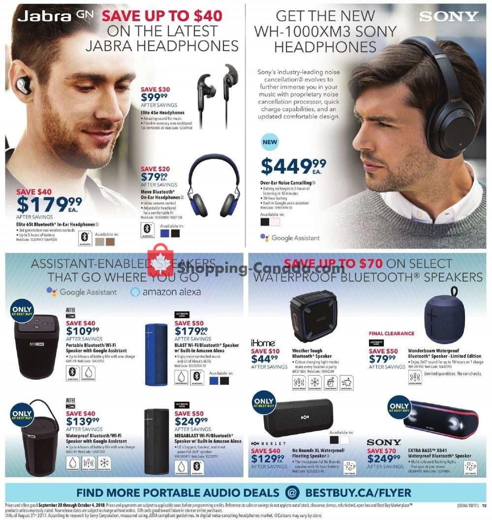 Best Buy flyer from Friday September 28, 2018 to Thursday October 4, 2018 - page 14