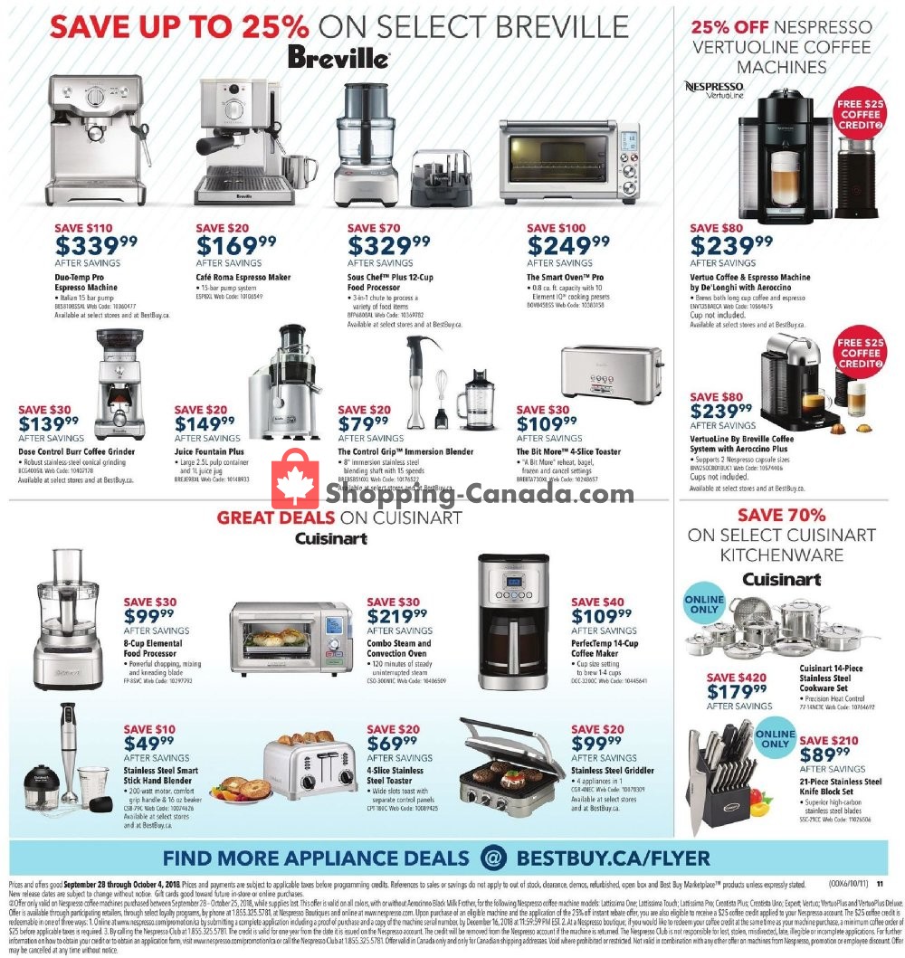 Best Buy flyer from Friday September 28, 2018 to Thursday October 4, 2018 - page 20