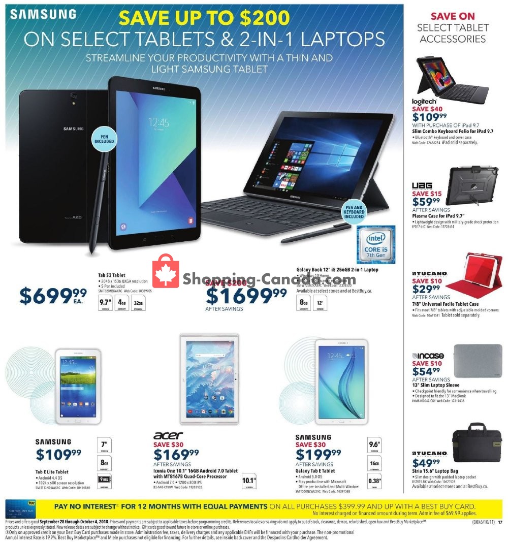 Best Buy flyer from Friday September 28, 2018 to Thursday October 4, 2018 - page 32