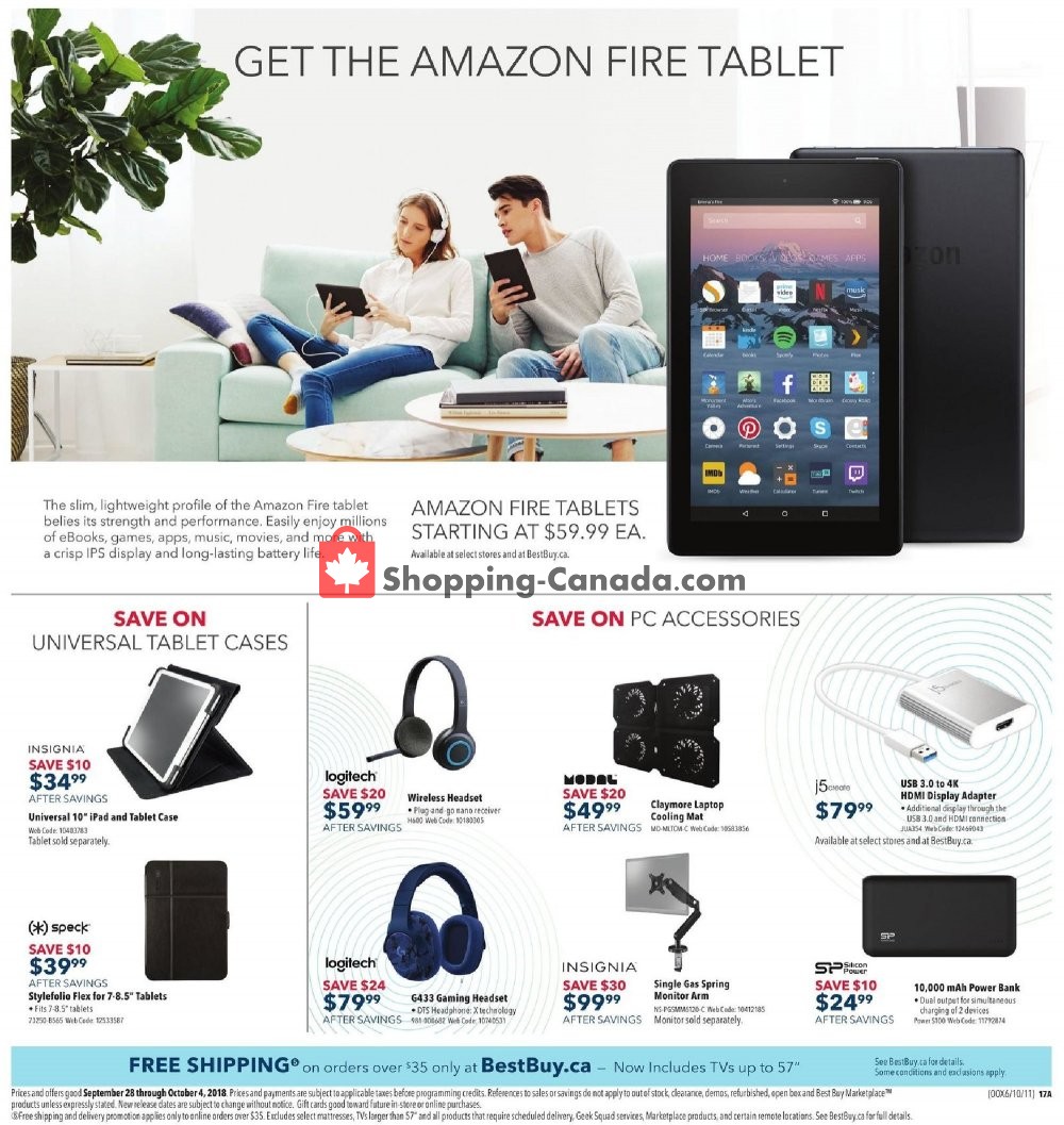 Best Buy flyer from Friday September 28, 2018 to Thursday October 4, 2018 - page 33
