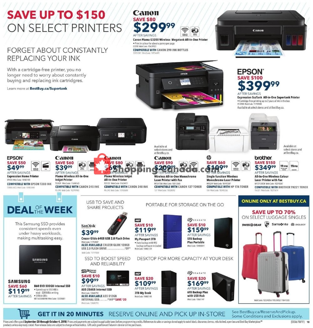 Best Buy flyer from Friday September 28, 2018 to Thursday October 4, 2018 - page 34