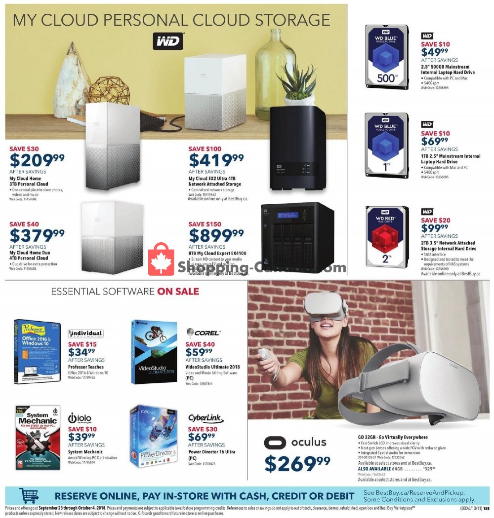 Best Buy flyer from Friday September 28, 2018 to Thursday October 4, 2018 - page 36