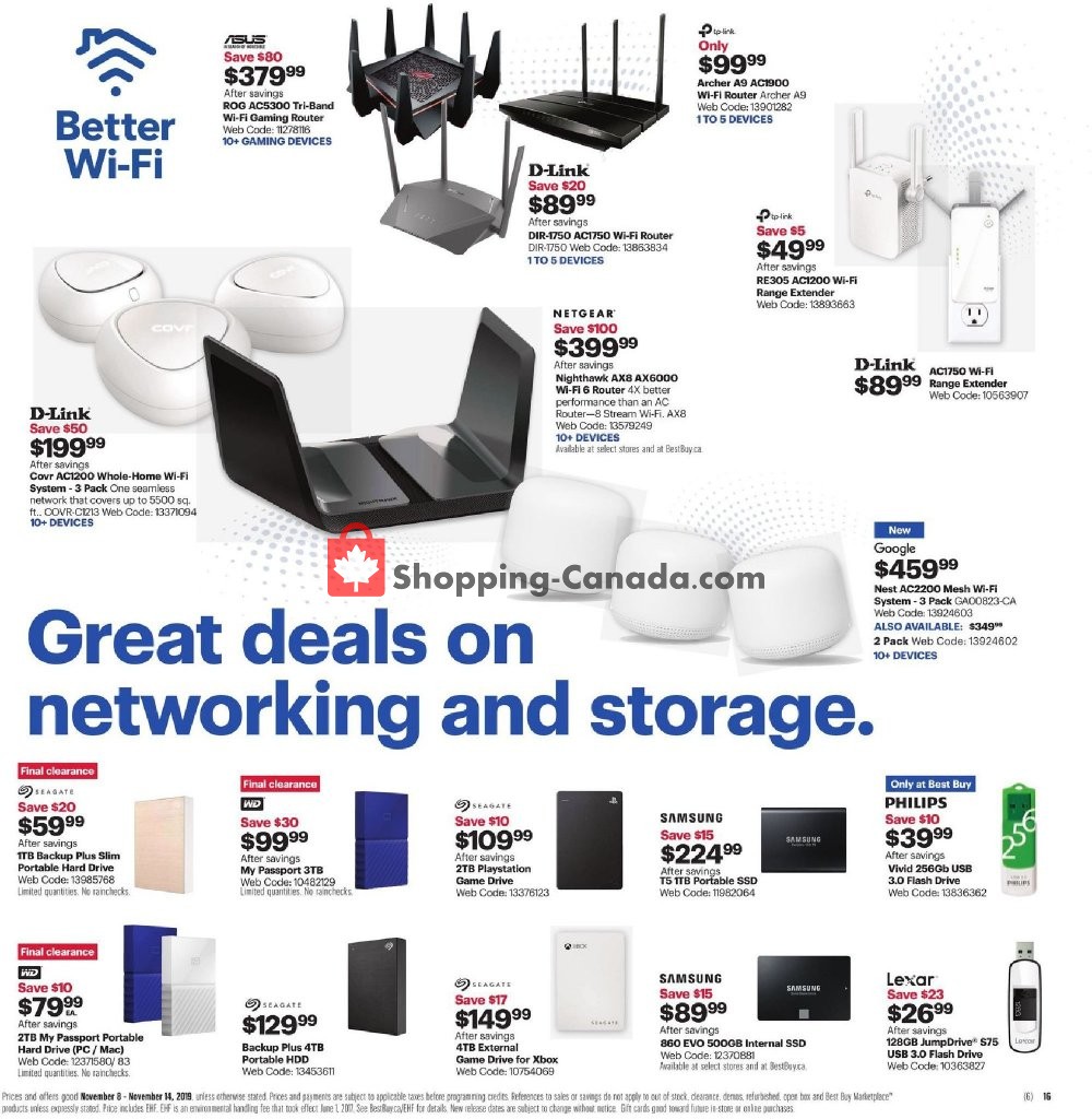 Best Buy flyer from Friday November 8, 2019 to Thursday November 14, 2019 - page 31