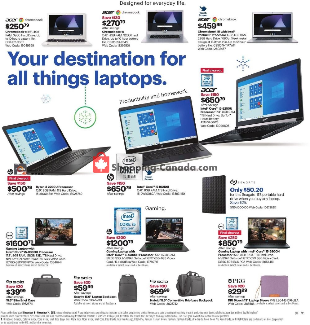 Best Buy flyer from Friday November 8, 2019 to Thursday November 14, 2019 - page 23