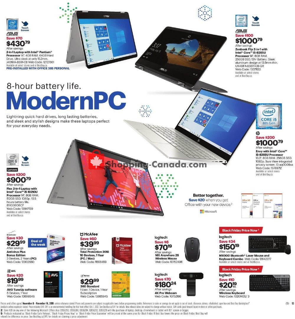 Best Buy flyer from Friday November 8, 2019 to Thursday November 14, 2019 - page 24