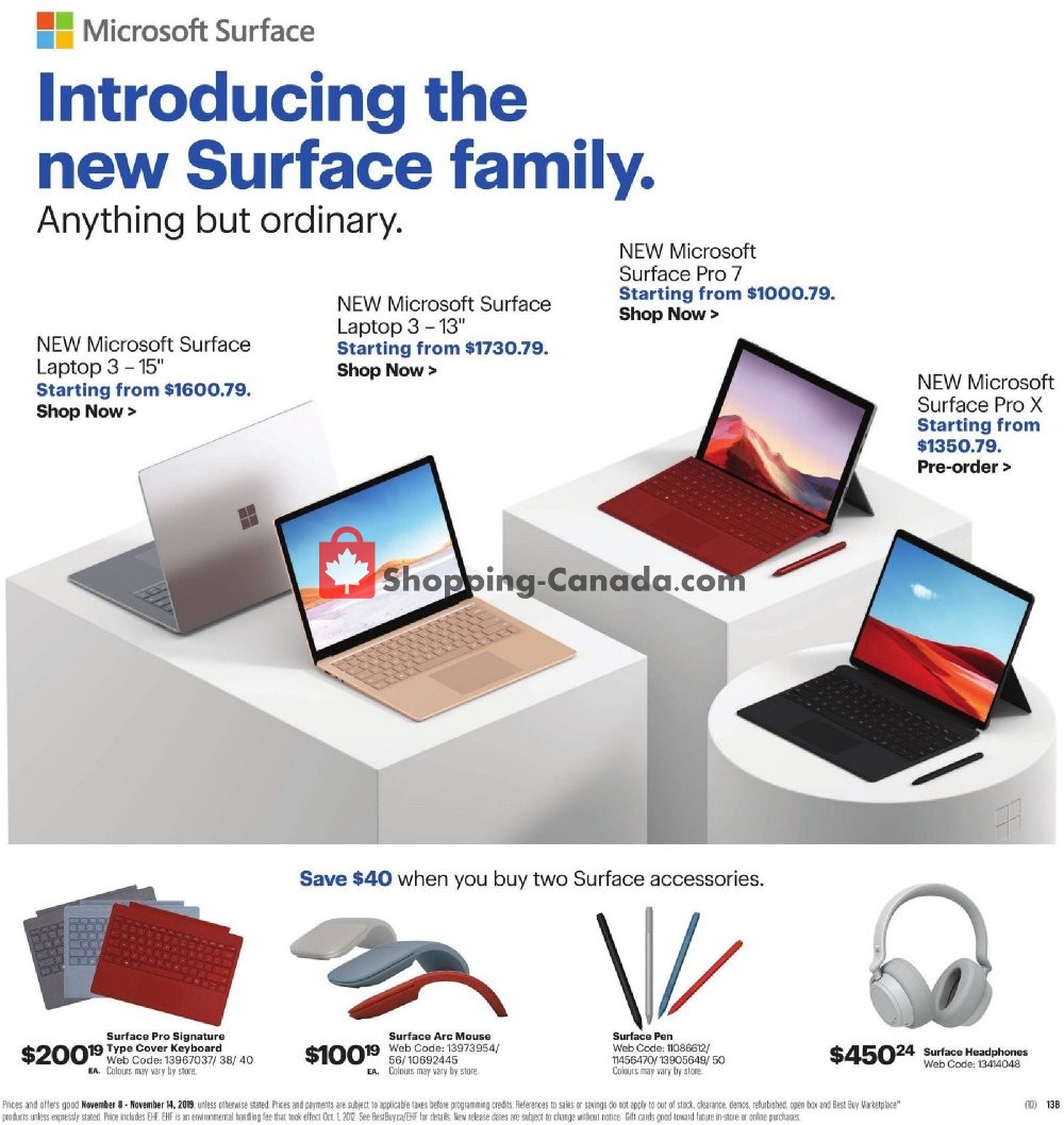 Best Buy flyer from Friday November 8, 2019 to Thursday November 14, 2019 - page 26