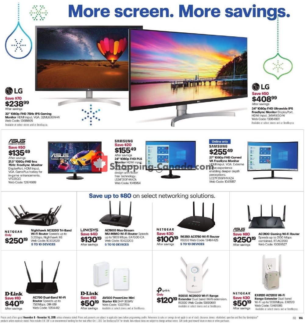 Best Buy flyer from Friday November 8, 2019 to Thursday November 14, 2019 - page 28