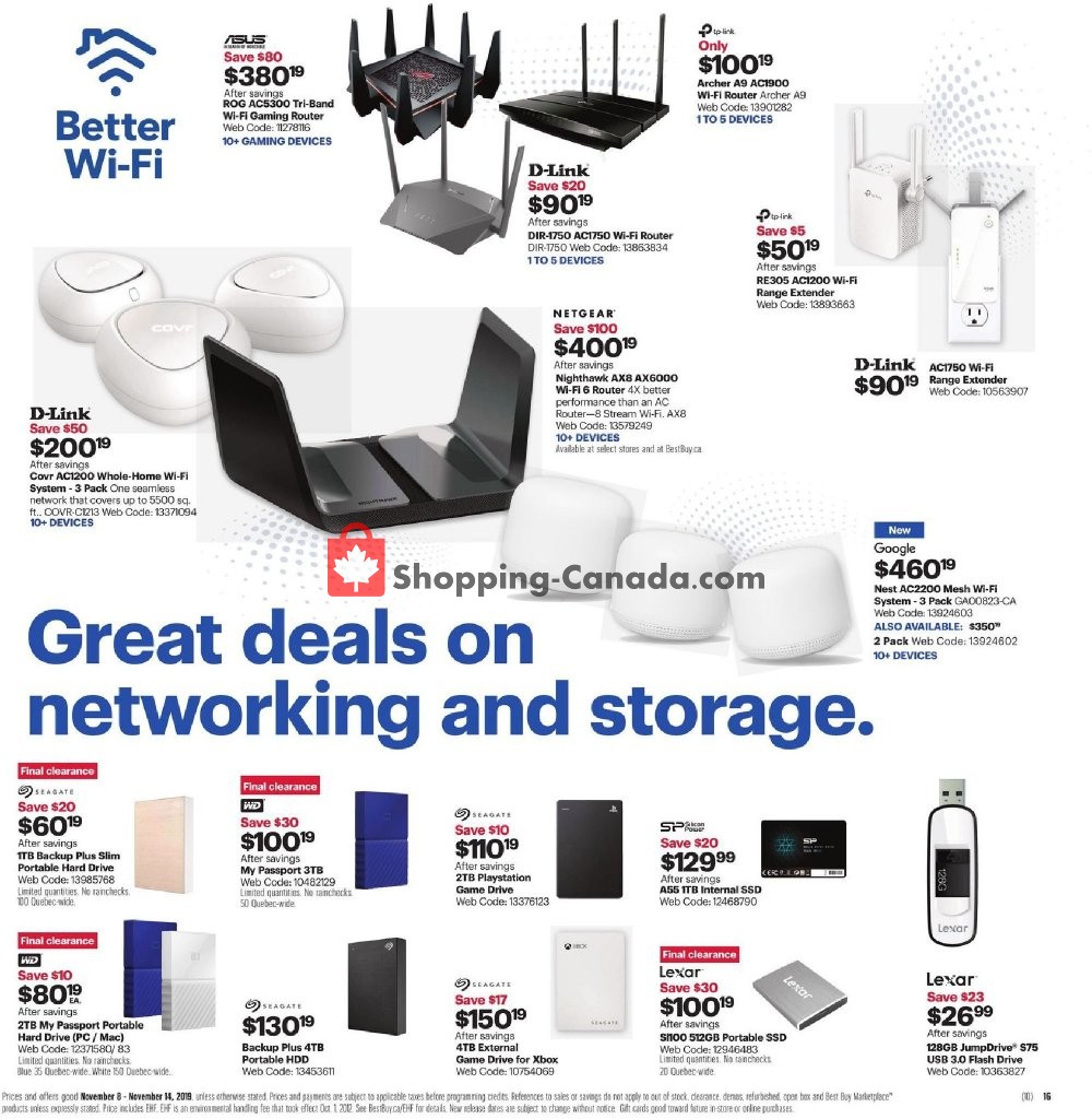 Best Buy flyer from Friday November 8, 2019 to Thursday November 14, 2019 - page 31