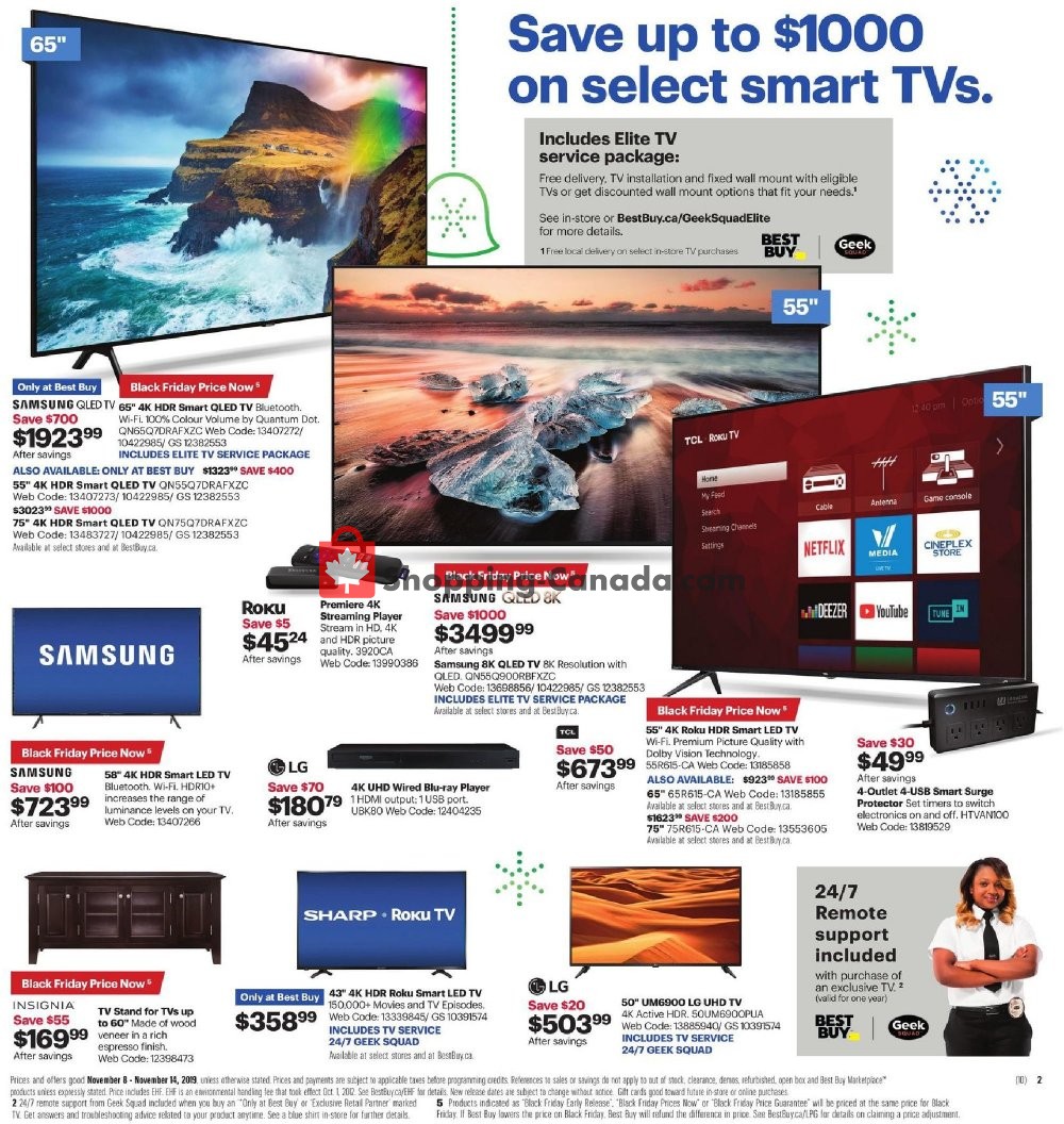 Best Buy flyer from Friday November 8, 2019 to Thursday November 14, 2019 - page 4