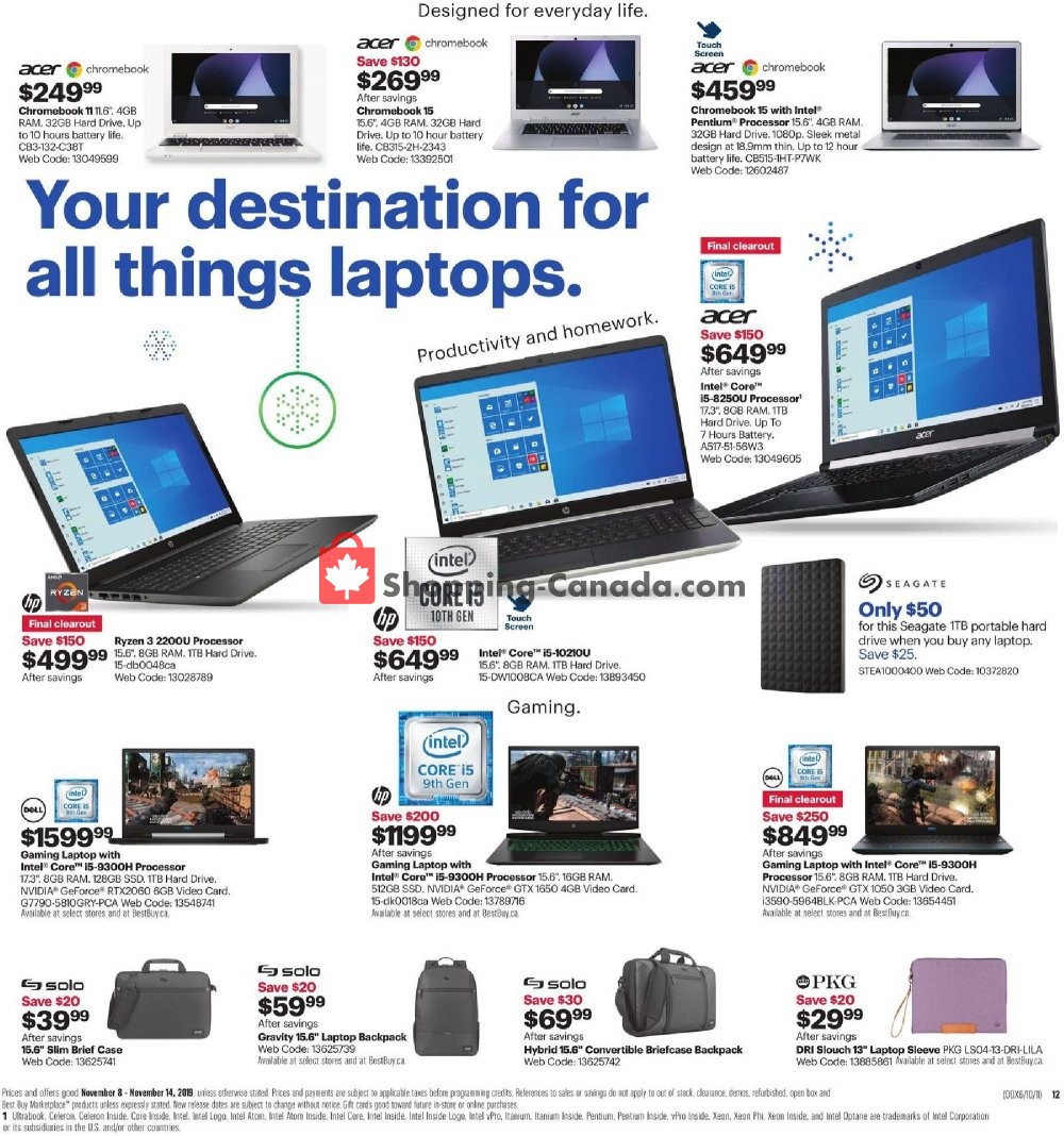 Best Buy flyer from Friday November 8, 2019 to Thursday November 14, 2019 - page 23