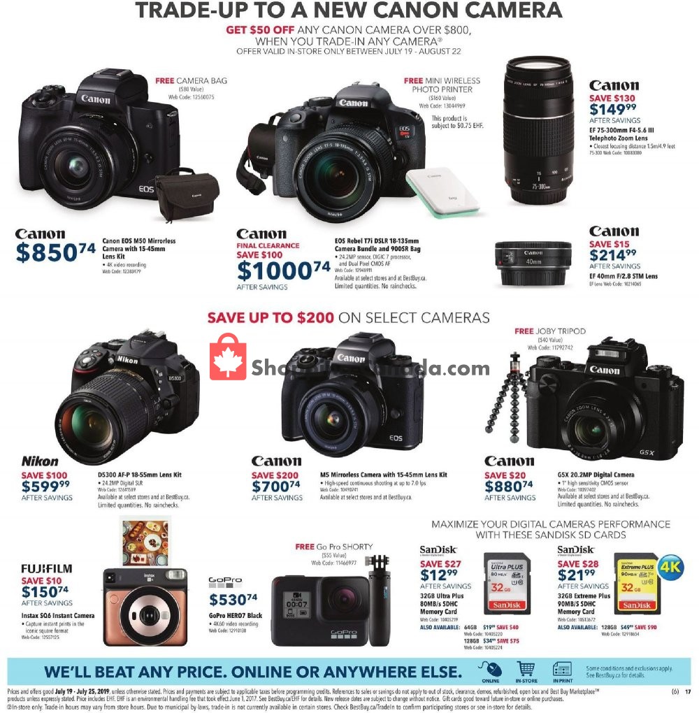 Best Buy flyer from Friday July 19, 2019 to Thursday July 25, 2019 - page 17