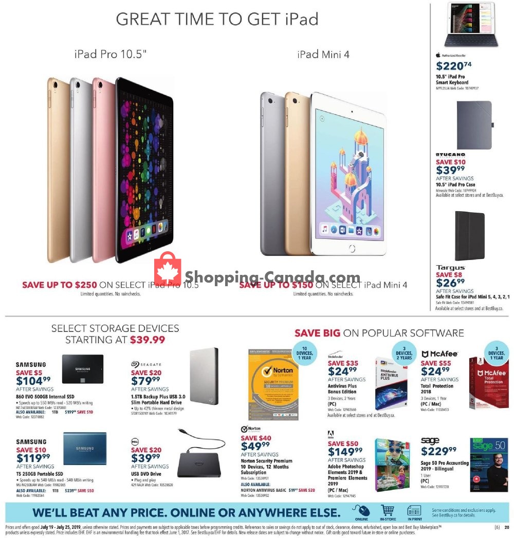 Best Buy flyer from Friday July 19, 2019 to Thursday July 25, 2019 - page 21