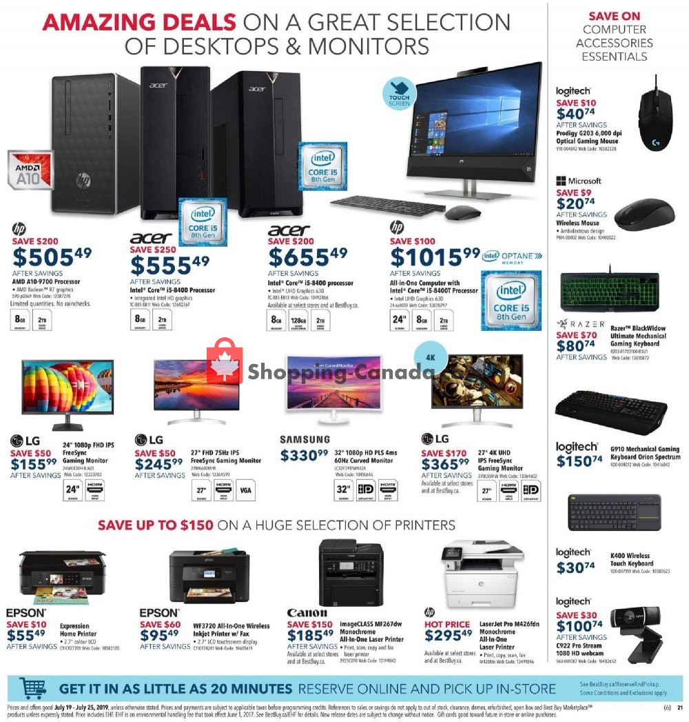 Best Buy flyer from Friday July 19, 2019 to Thursday July 25, 2019 - page 22