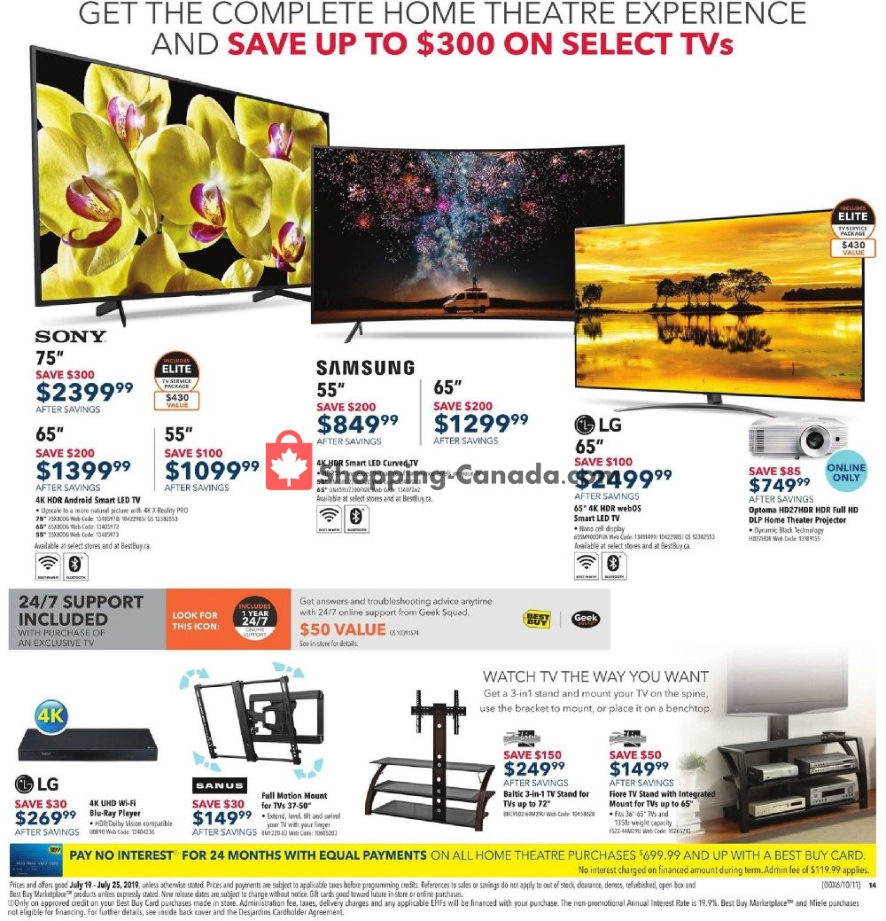 Best Buy flyer from Friday July 19, 2019 to Thursday July 25, 2019 - page 14