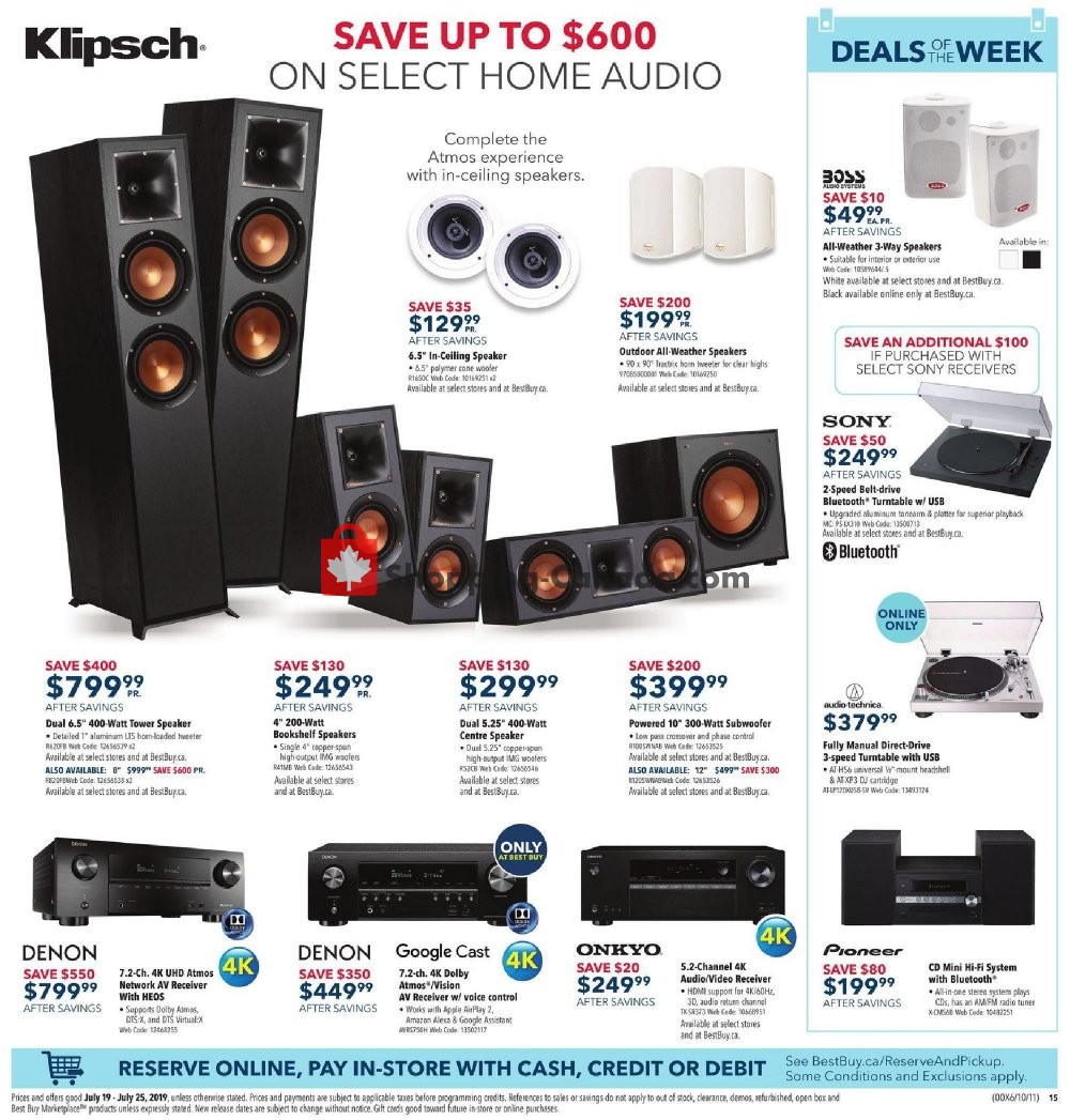 Best Buy flyer from Friday July 19, 2019 to Thursday July 25, 2019 - page 15