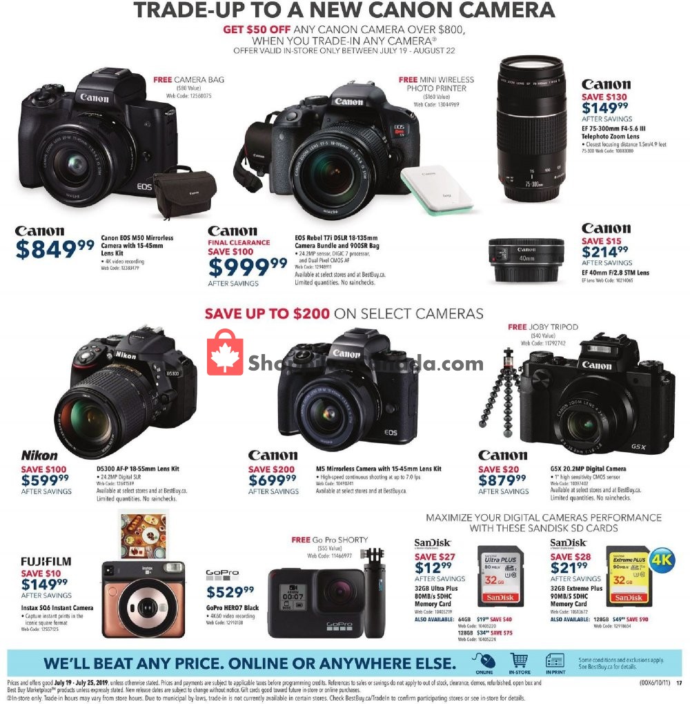 Best Buy flyer from Friday July 19, 2019 to Thursday July 25, 2019 - page 17