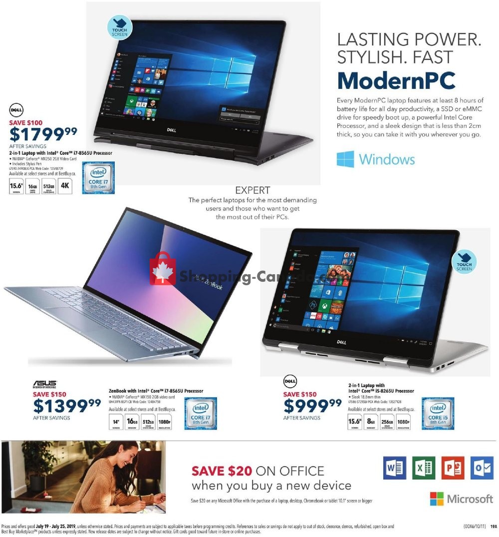 Best Buy flyer from Friday July 19, 2019 to Thursday July 25, 2019 - page 20