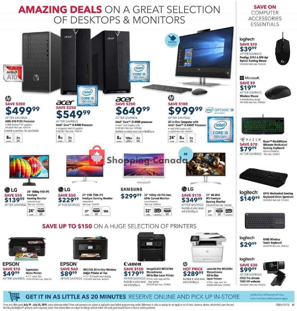 Best Buy flyer from Friday July 19, 2019 to Thursday July 25, 2019 - page 22