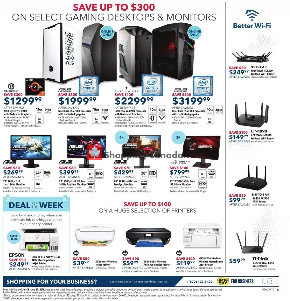 Best Buy flyer from Friday July 19, 2019 to Thursday July 25, 2019 - page 23