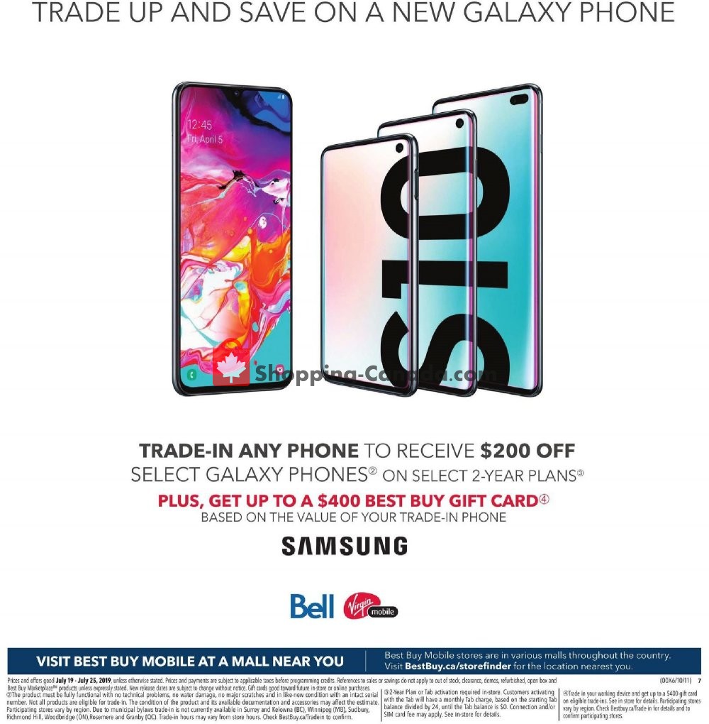 Best Buy flyer from Friday July 19, 2019 to Thursday July 25, 2019 - page 7