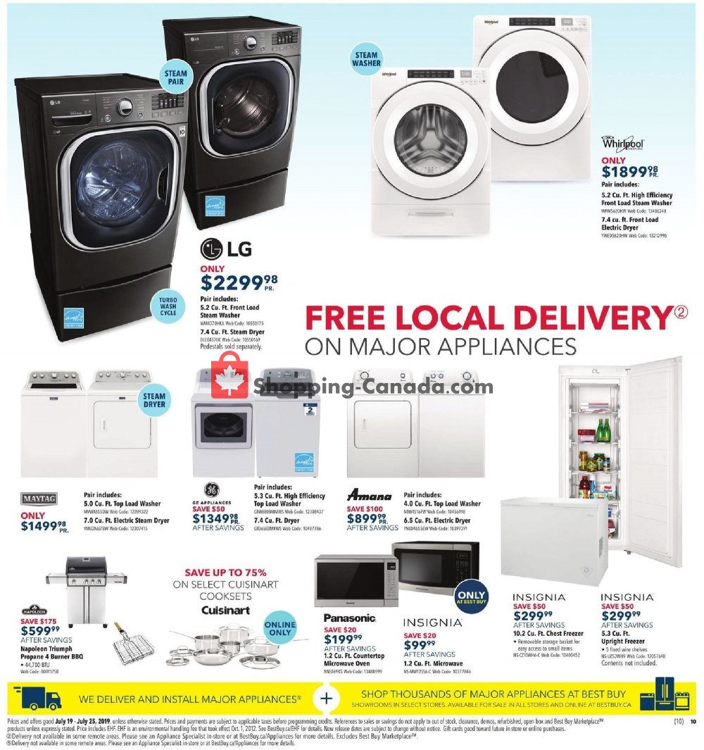 Best Buy flyer from Friday July 19, 2019 to Thursday July 25, 2019 - page 10